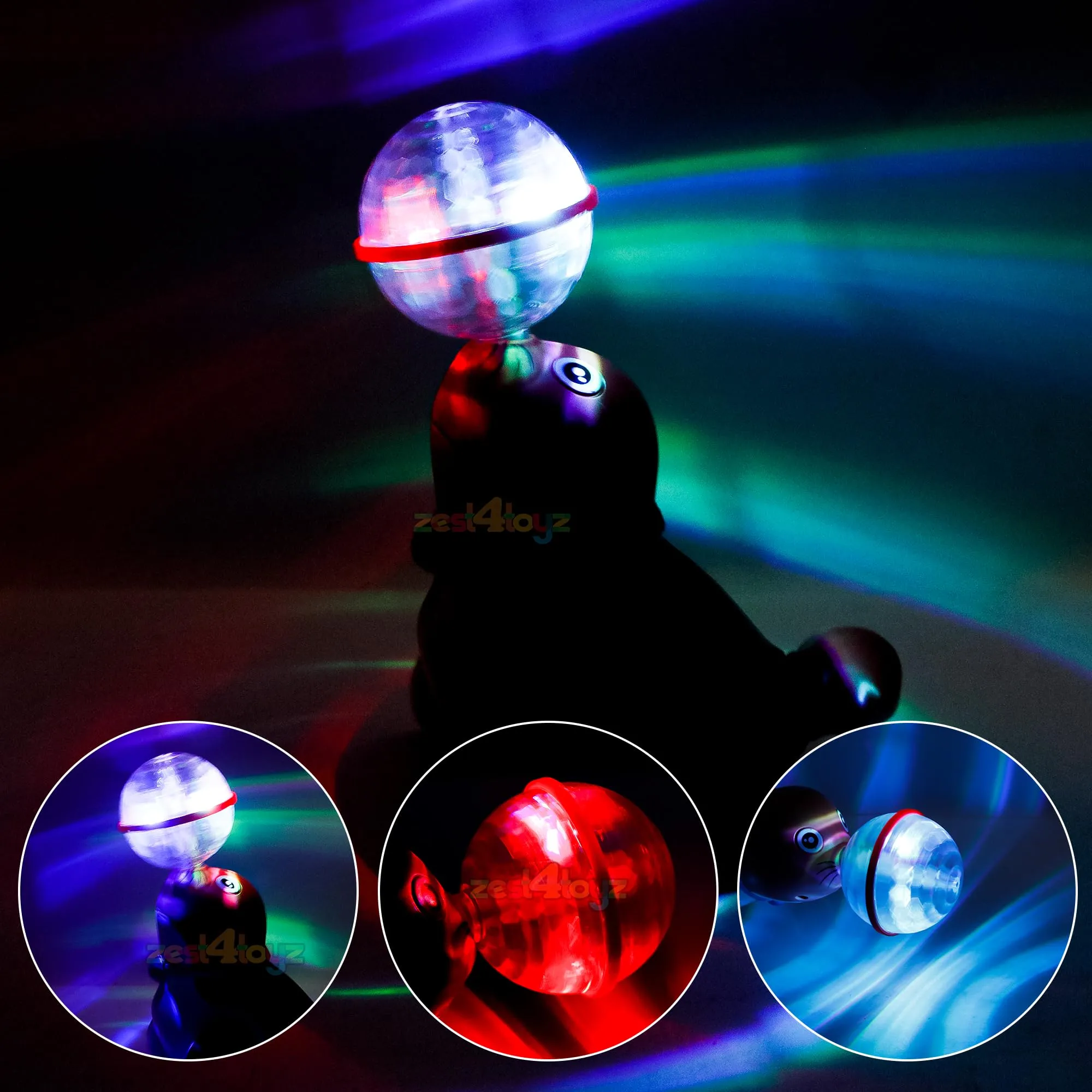 Zest 4 Toyz Musical Toys for Kids Sea Lion Dancing Walking Singing 360 Degree Rotating Light & Sound Toy with Bump and Go Action for 1 Year Old Baby Boys & Girls