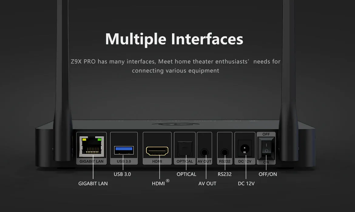 Zidoo Z9X Pro - Media Streaming player