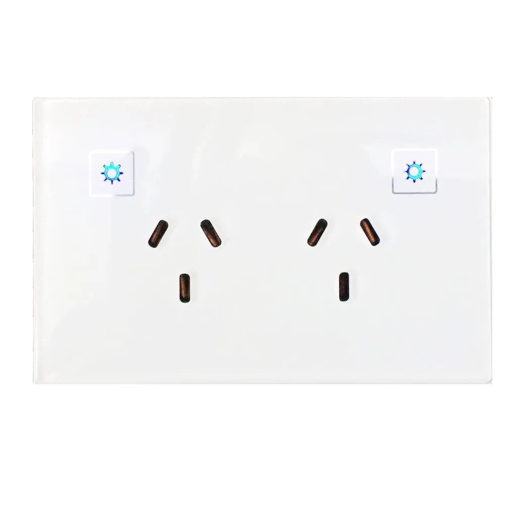 ZigBee Smart Double Power Point GPO for SmartThings (AeoTec), Hubitat, Philips Hue Automation