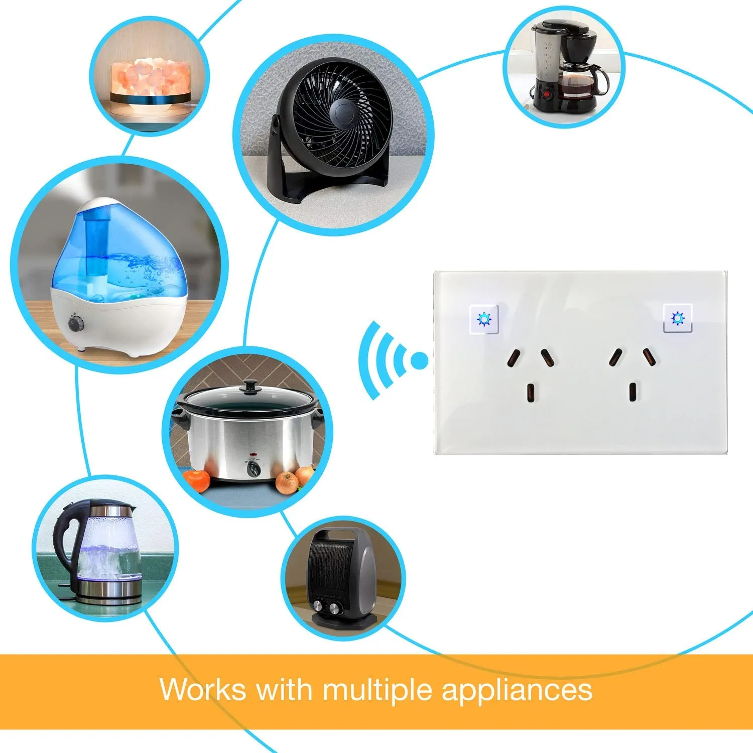 ZigBee Smart Double Power Point GPO for SmartThings (AeoTec), Hubitat, Philips Hue Automation