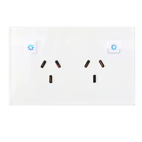 ZigBee Smart Double Power Point GPO for SmartThings (AeoTec), Hubitat, Philips Hue Automation